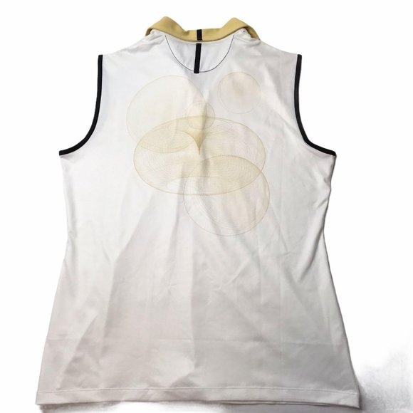 ANNIKA by Cutter and Buck Golf Tennis Polo Shirt, White, Size Women's Large - Picture 4 of 12